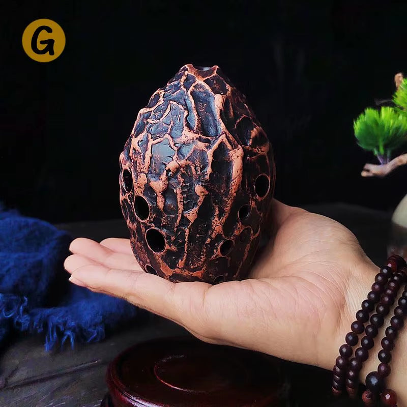 Chinese Xun Instrument for Sale - Handmade Pottery Xun