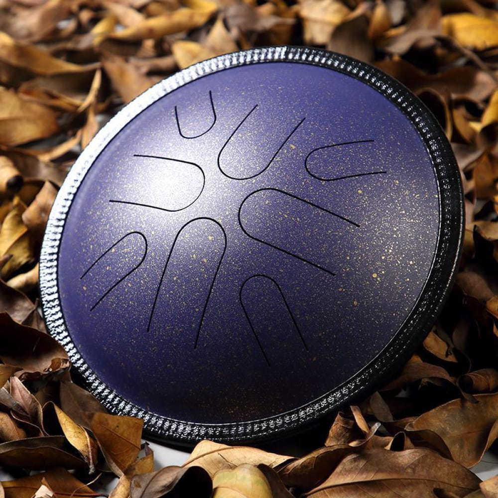 10-Inch Copper Disc Steel Tongue Drum 8 Tones Folk Mode - 10 Inches/8 Notes (Japanese Mode)