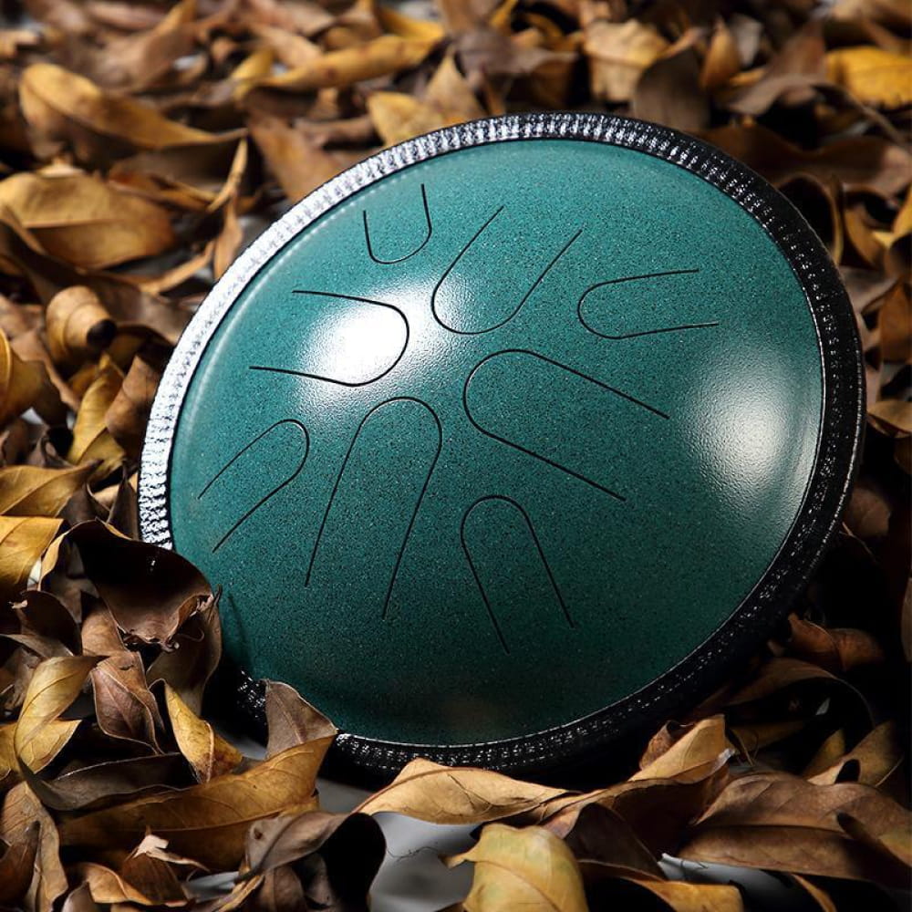 10-Inch Copper Disc Steel Tongue Drum 8 Tones Folk Mode - 10 Inches/8 Notes (Japanese Mode)