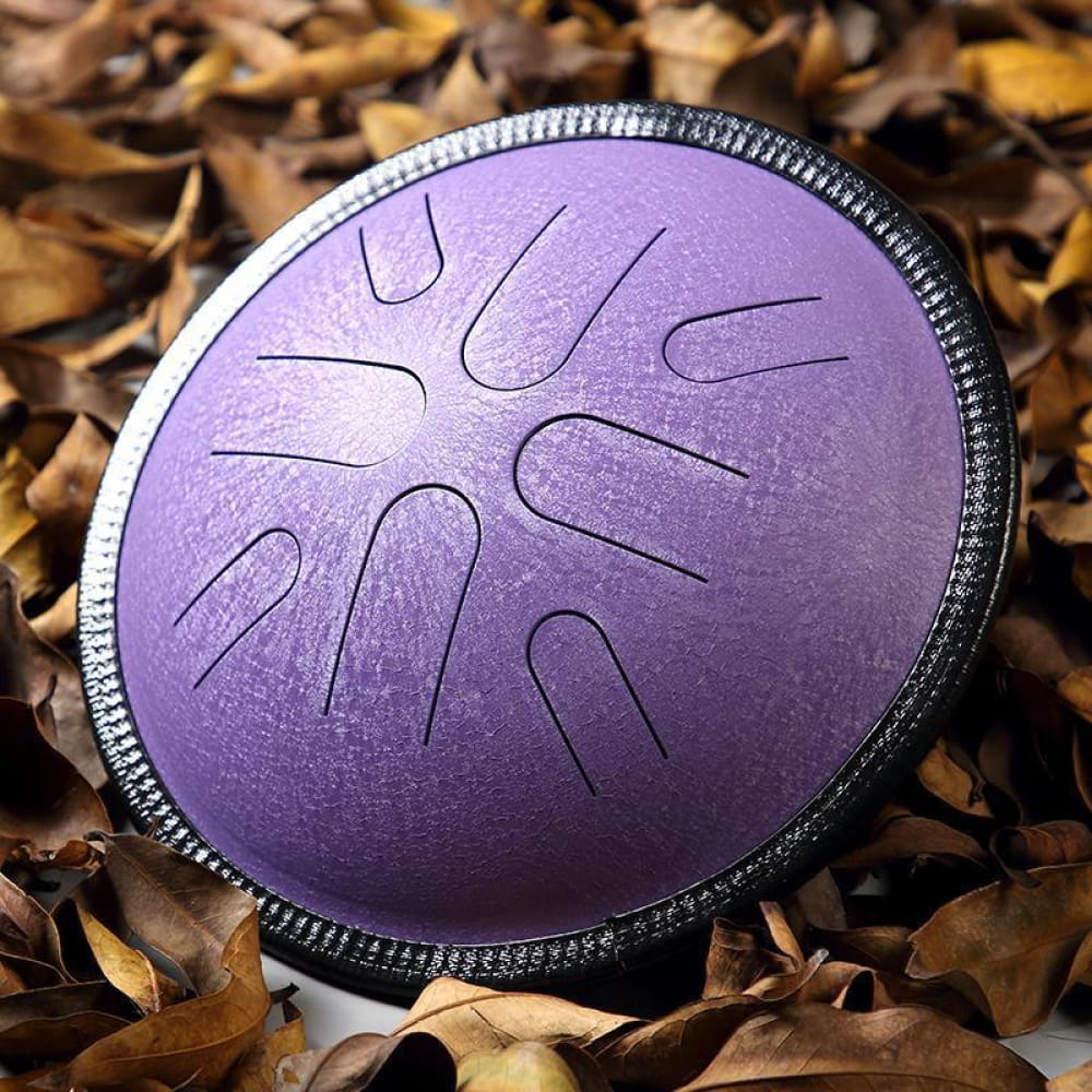 10-Inch Copper Disc Steel Tongue Drum 8 Tones Folk Mode - 10 Inches/8 Notes (Japanese Mode)