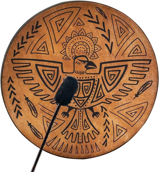 Firlar Instrument Shaman Alchemy Moon Hand Drum With Drum