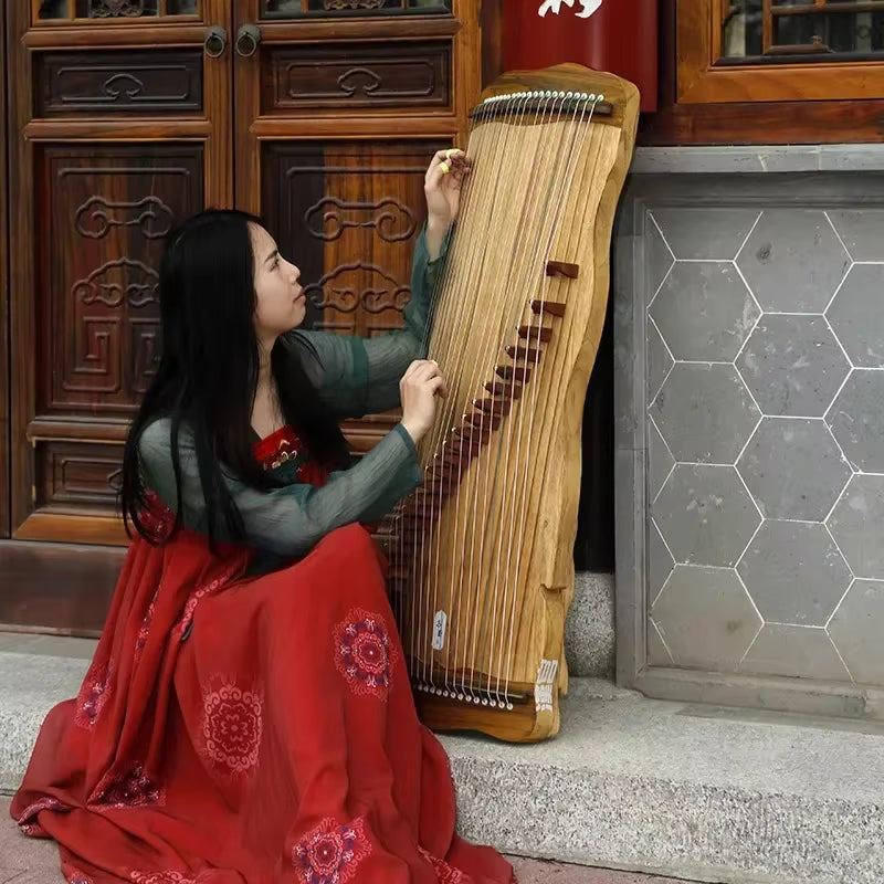 100CM Portable Guzheng 21 Strings Handmade Professional Small Zither Beginners Playing Guzheng Guqin Musical Instruments Gifts