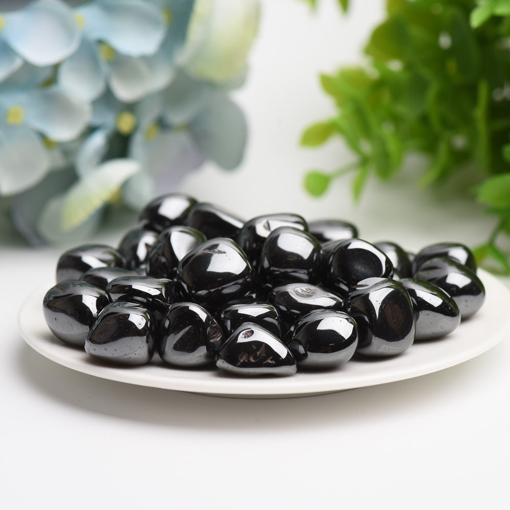 100g Hematite Crystal Tumbled Stones Bag for Healing