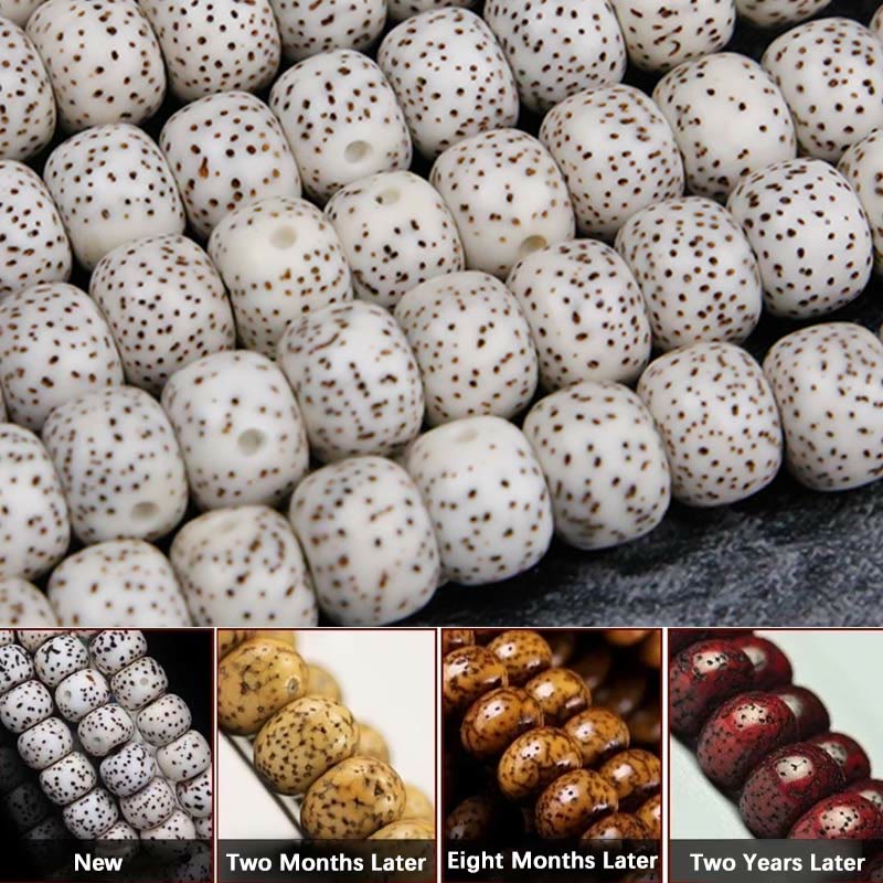 108 Beads Bodhi Seed Mala Bracelet | Avalokitesvara Pixiu Guan Gong