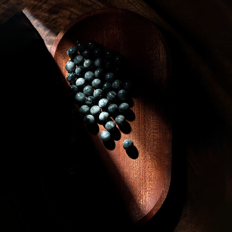 108 Beads Eagle's Eye Stone Mala Bracelet for Positive Energy