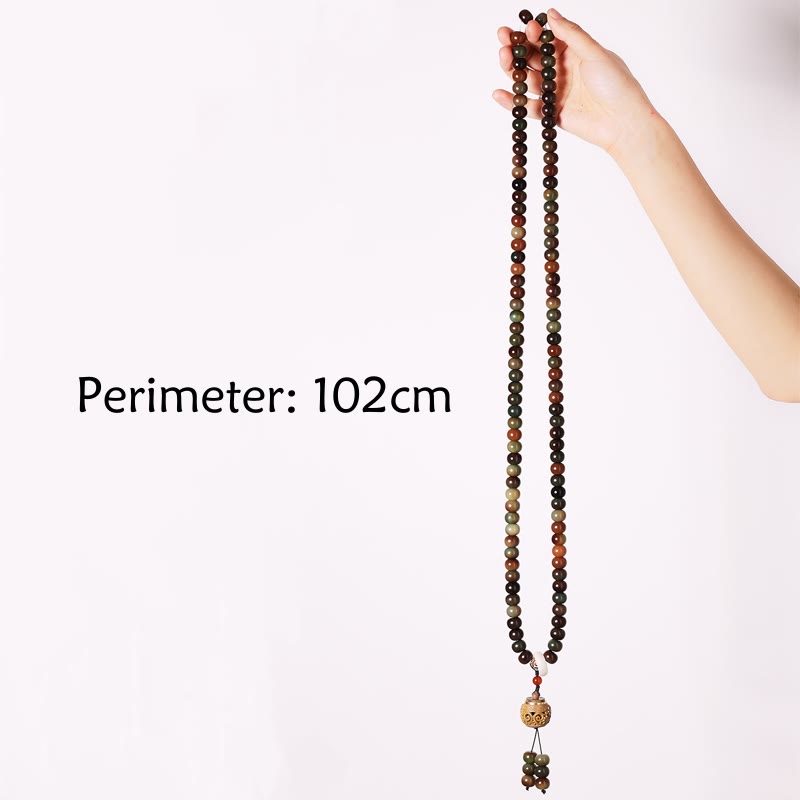 108 Bodhi Seed Mala Bracelet for Spiritual Protection