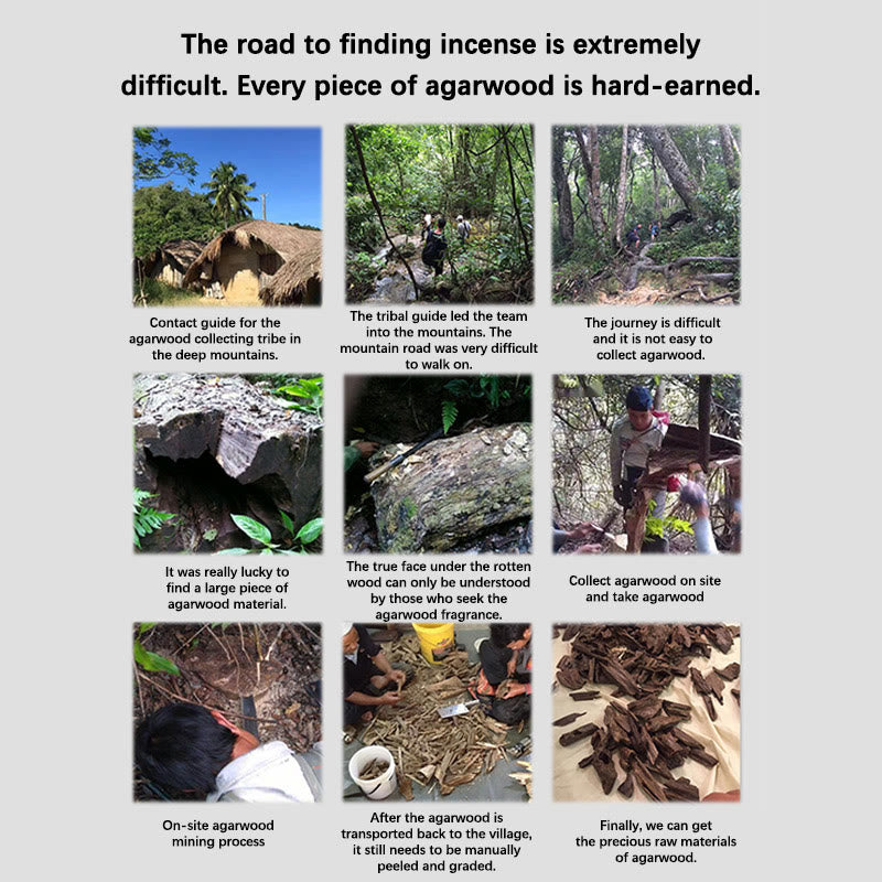 108 Mala Beads Agarwood Bracelet for Balance & Strength