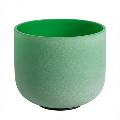 Green F Note Heart Chakra Crystal Singing Bowl
