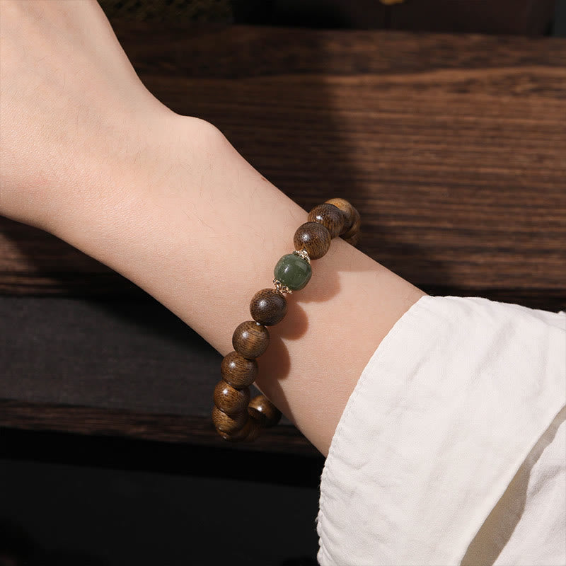 10mm Agarwood Good Luck Strength and Calm Bracelet