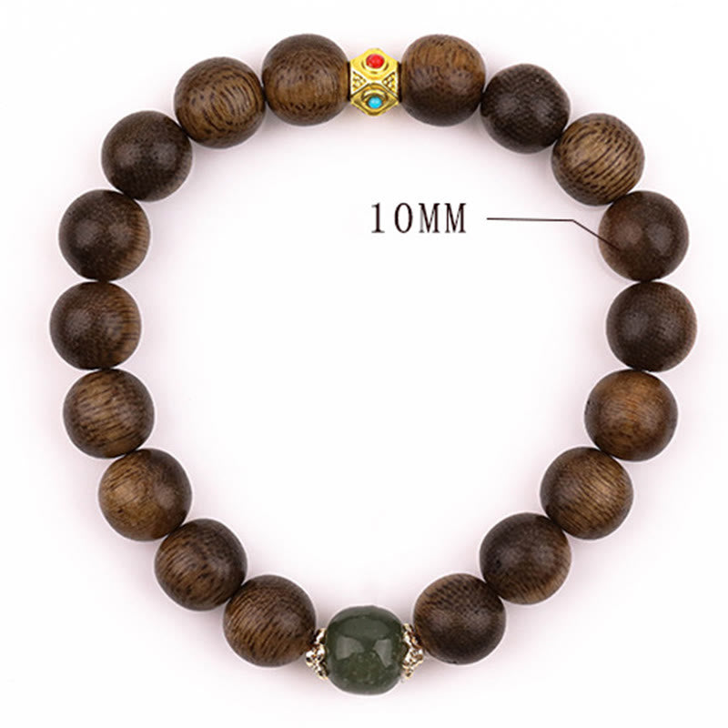 10mm Agarwood Good Luck Strength and Calm Bracelet