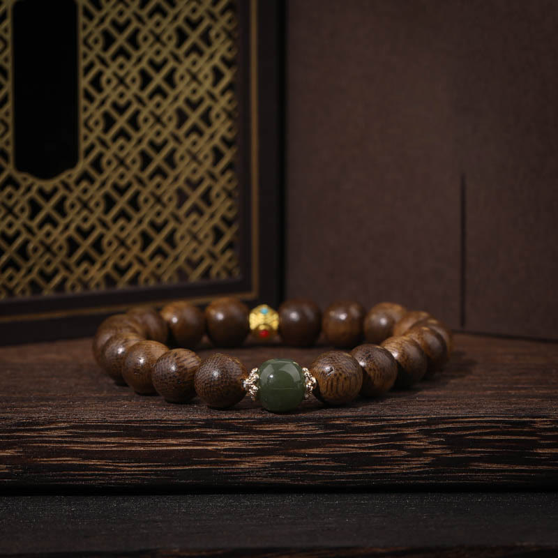 10mm Agarwood Good Luck Strength and Calm Bracelet