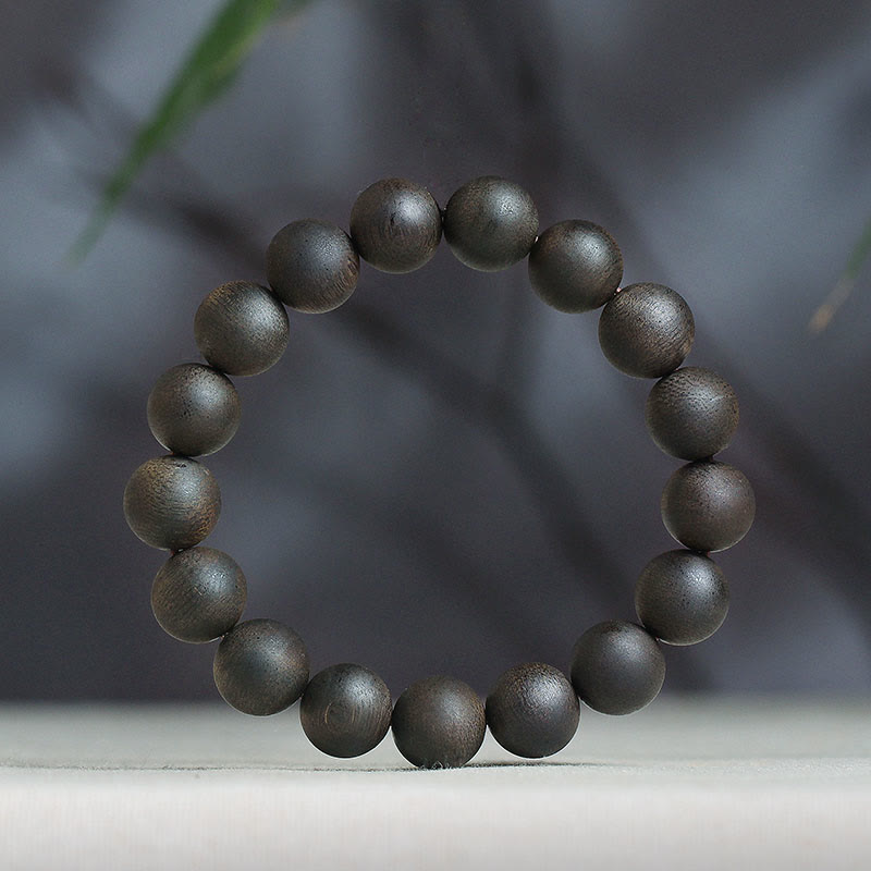 10mm Agarwood Strength Bracelet - Rare Dalat White Qinan Sinking
