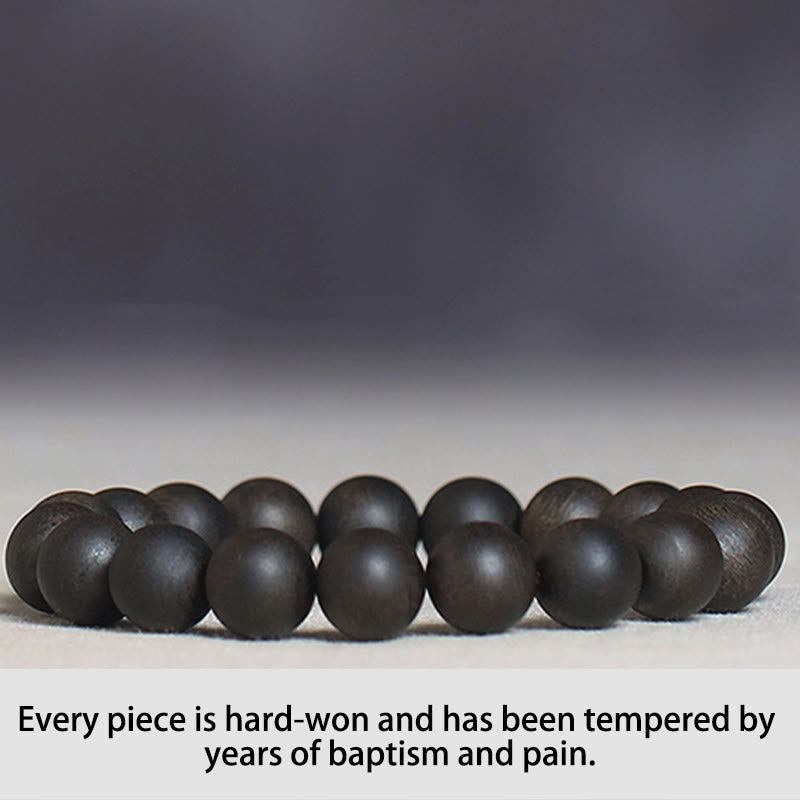 10mm Agarwood Strength Bracelet - Rare Dalat White Qinan Sinking