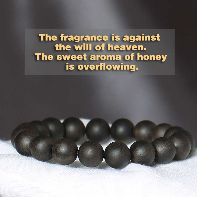 10mm Agarwood Strength Bracelet - Rare Dalat White Qinan Sinking