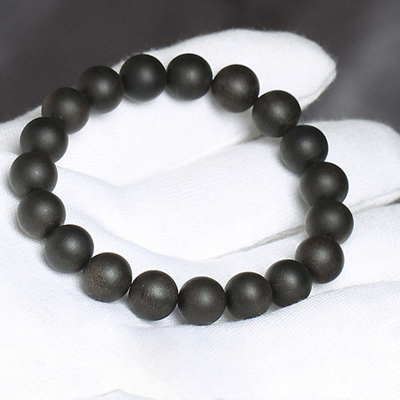 10mm Agarwood Strength Bracelet - Rare Dalat White Qinan Sinking