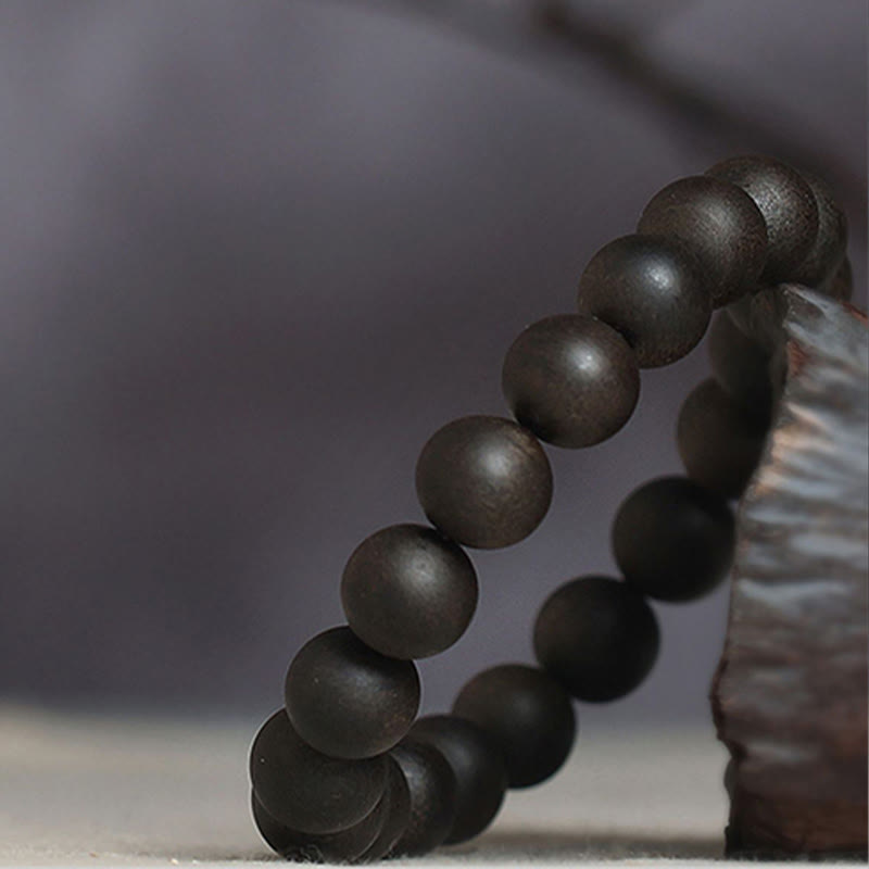 10mm Agarwood Strength Bracelet - Rare Dalat White Qinan Sinking