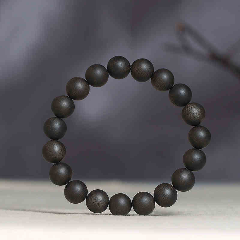 10mm Agarwood Strength Bracelet - Rare Dalat White Qinan Sinking