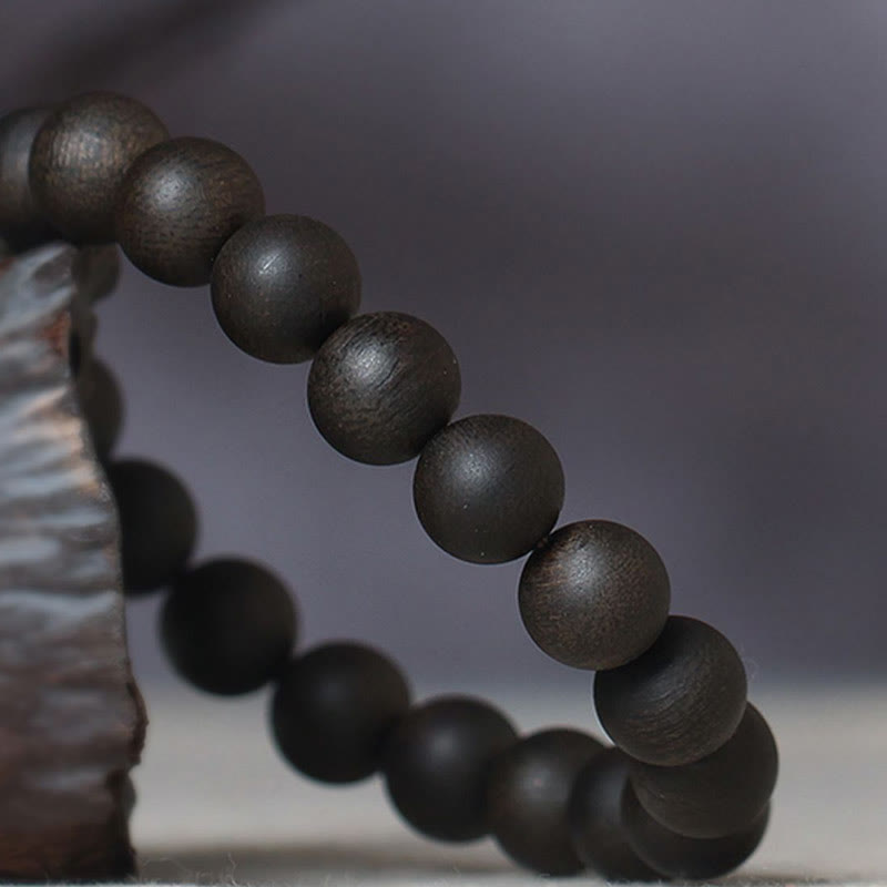 10mm Agarwood Strength Bracelet - Rare Dalat White Qinan Sinking