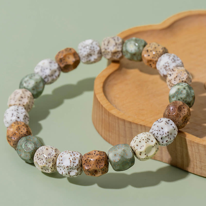 10mm Bodhi Seed Spiritual Bracelet for Wealth & Auspiciousness