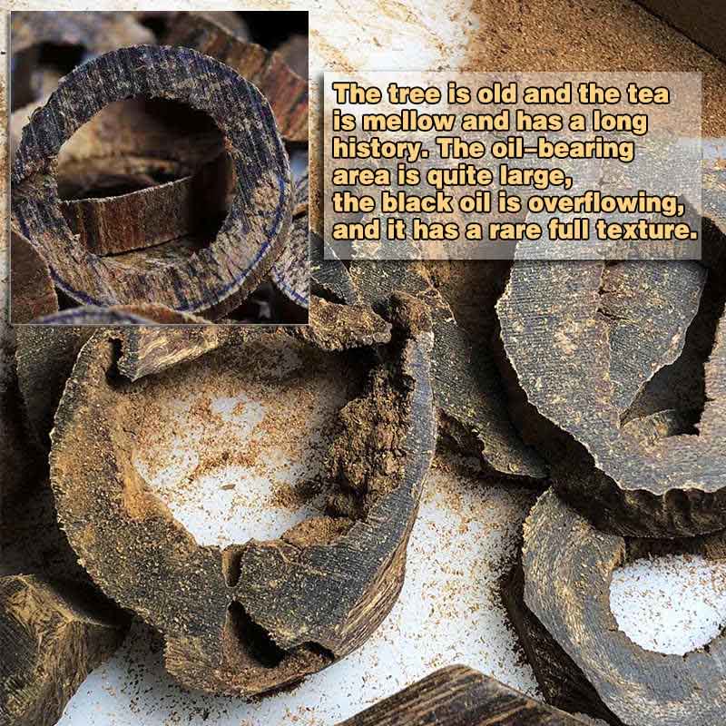 10mm Brunei Agarwood Water Ripple Peace Bracelet