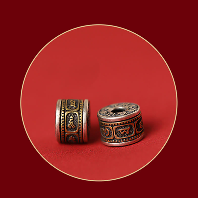 10mm Chinese Zodiac Cinnabar Silver Calm Bracelet