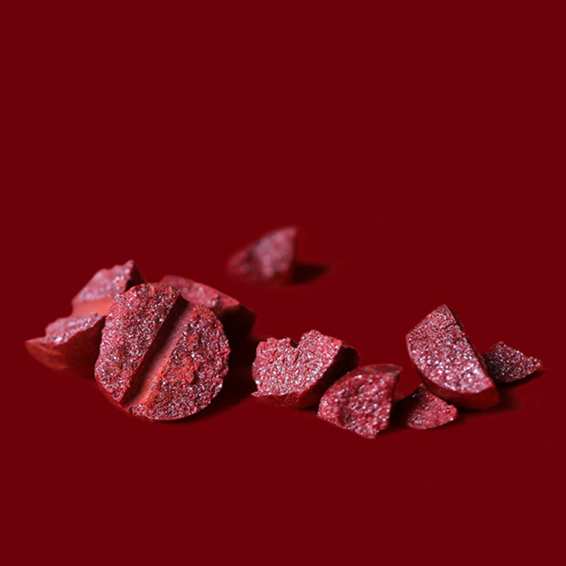 10mm Chinese Zodiac Cinnabar Silver Calm Bracelet