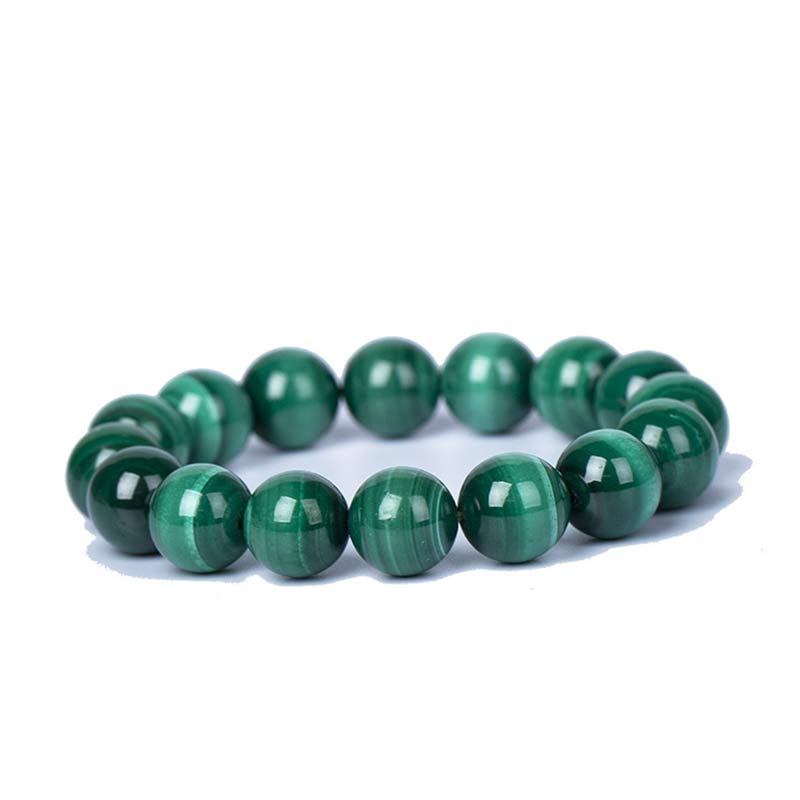 10mm Malachite Protection Bracelet for Calmness
