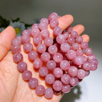 10mm Rose Quartz Healing Bracelet Pink Crystal Beads