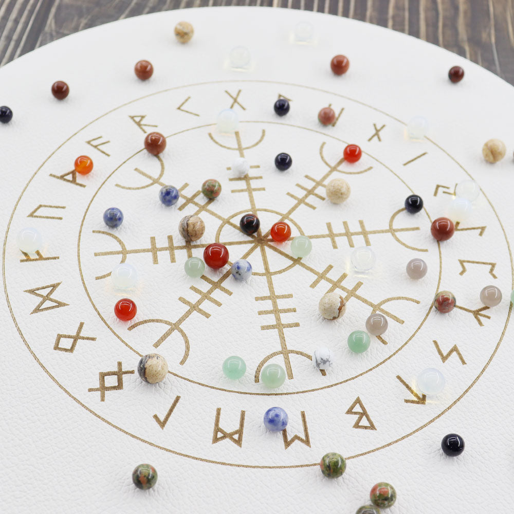 10mm Round Natural Crystal Beads Set 30pcs Energy Healing Stones