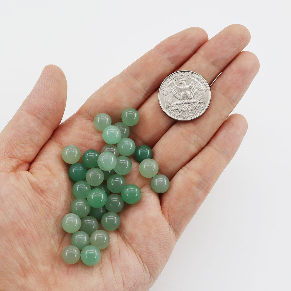 10mm Round Natural Crystal Beads Set 30pcs Energy Healing Stones