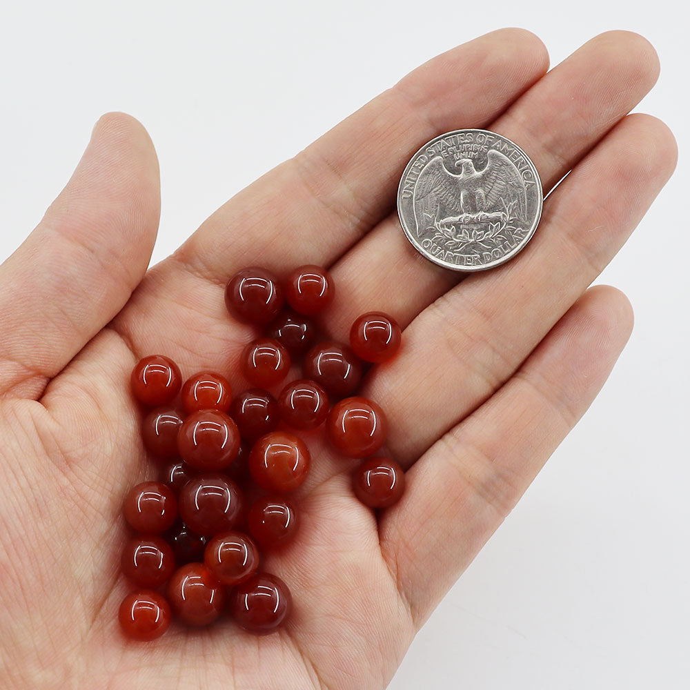 10mm Round Natural Crystal Beads Set 30pcs Energy Healing Stones