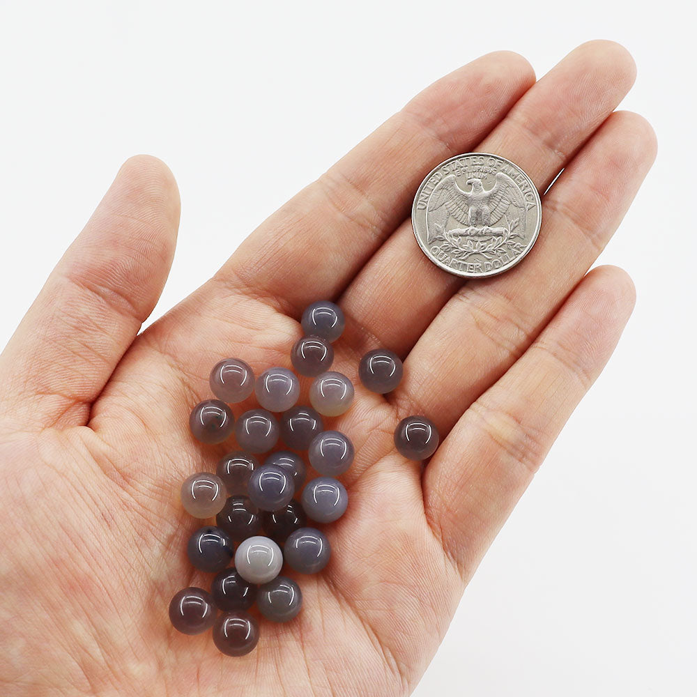 10mm Round Natural Crystal Beads Set 30pcs Energy Healing Stones
