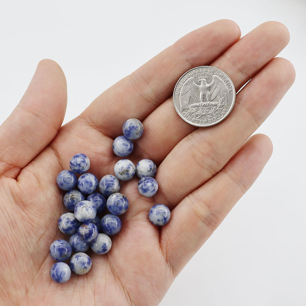 10mm Round Natural Crystal Beads Set 30pcs Energy Healing Stones
