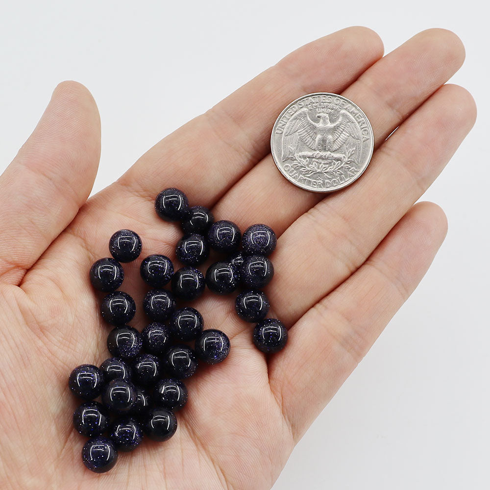10mm Round Natural Crystal Beads Set 30pcs Energy Healing Stones