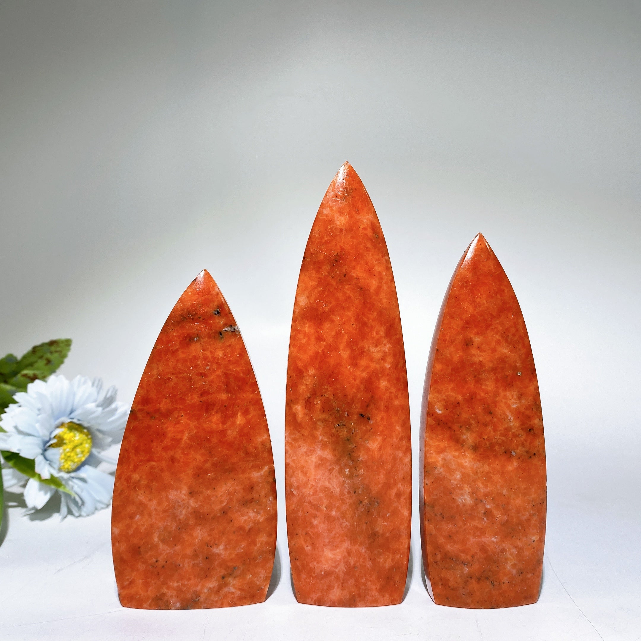 11-15cm Sunstone Crystal Healing Obelisk