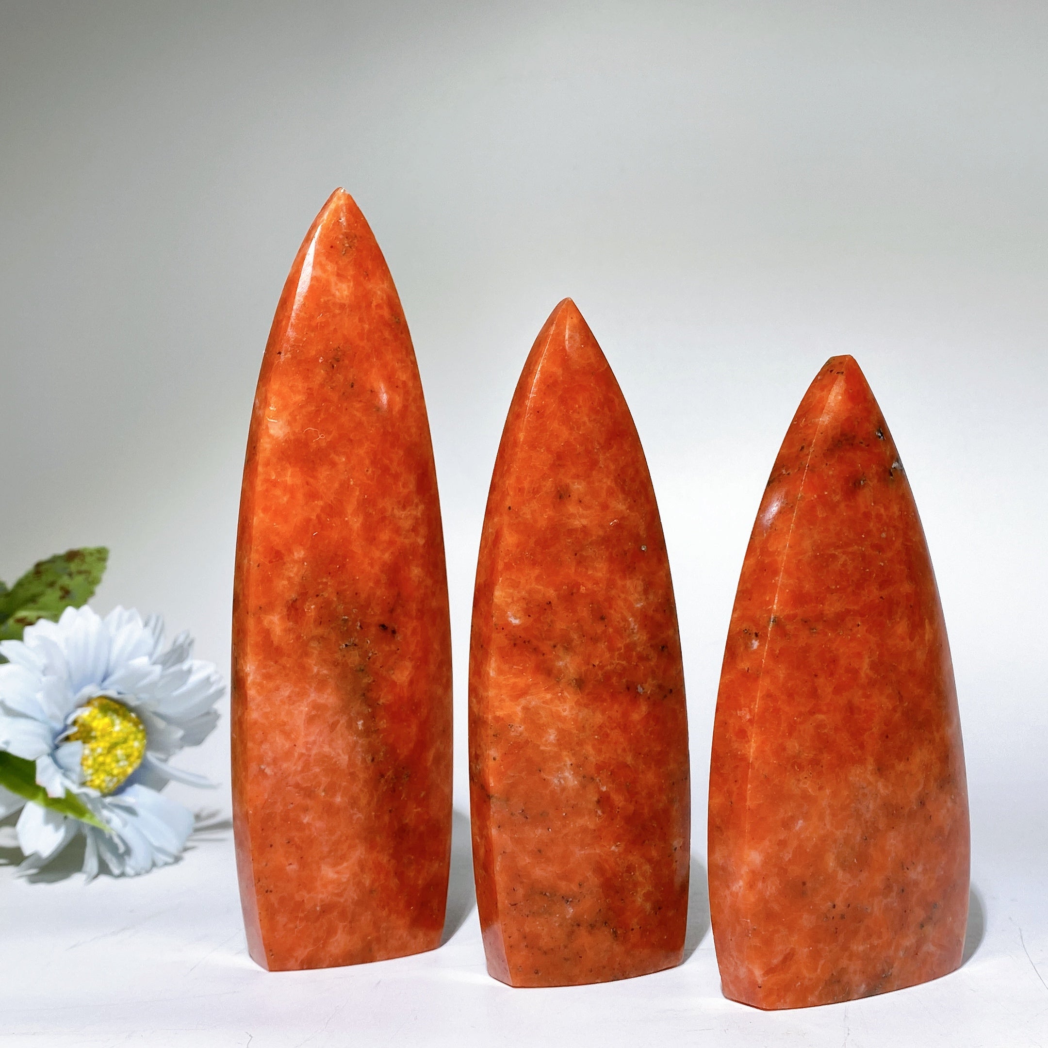 11-15cm Sunstone Crystal Healing Obelisk