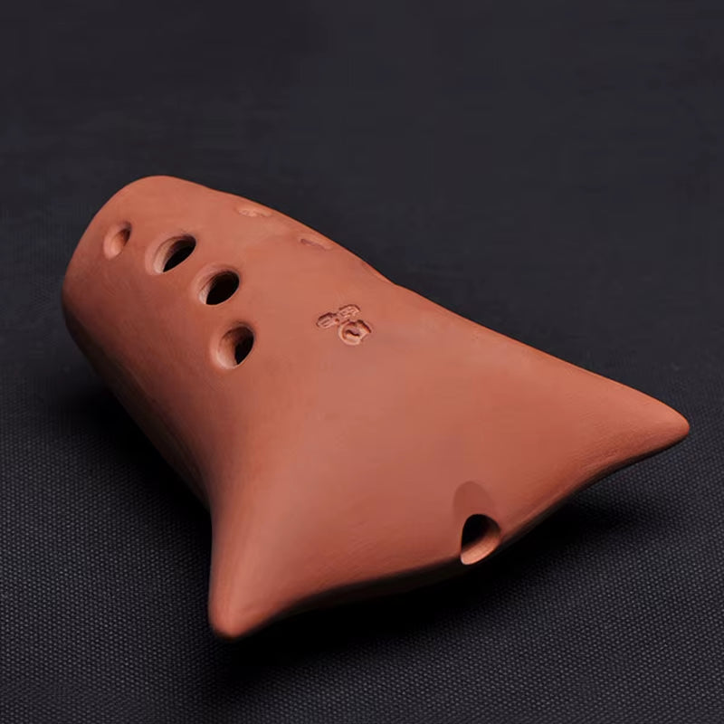 10 Holes Pottery Xun C D F G Tone Retro Handmade Bull Head Ocarina Flute Beginner Xun Traditional Ocarinas Music Instrument Gift