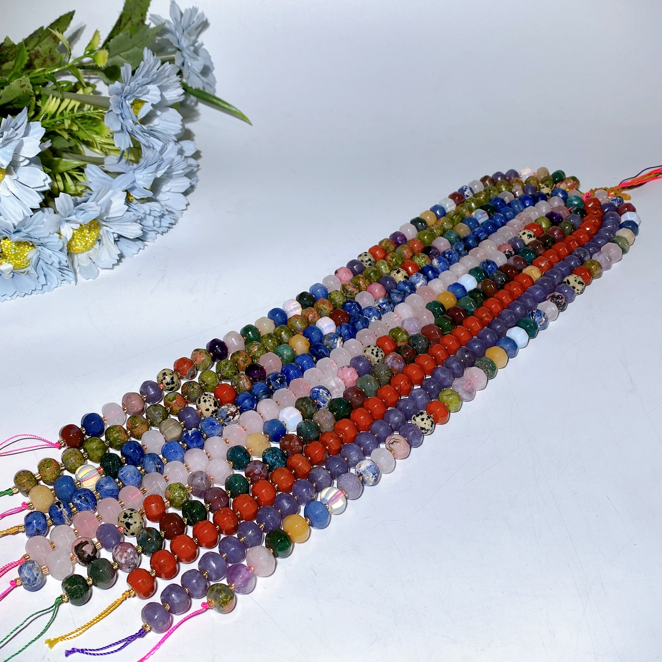 11mm Mixed Crystal Beads String for Jewelry Making