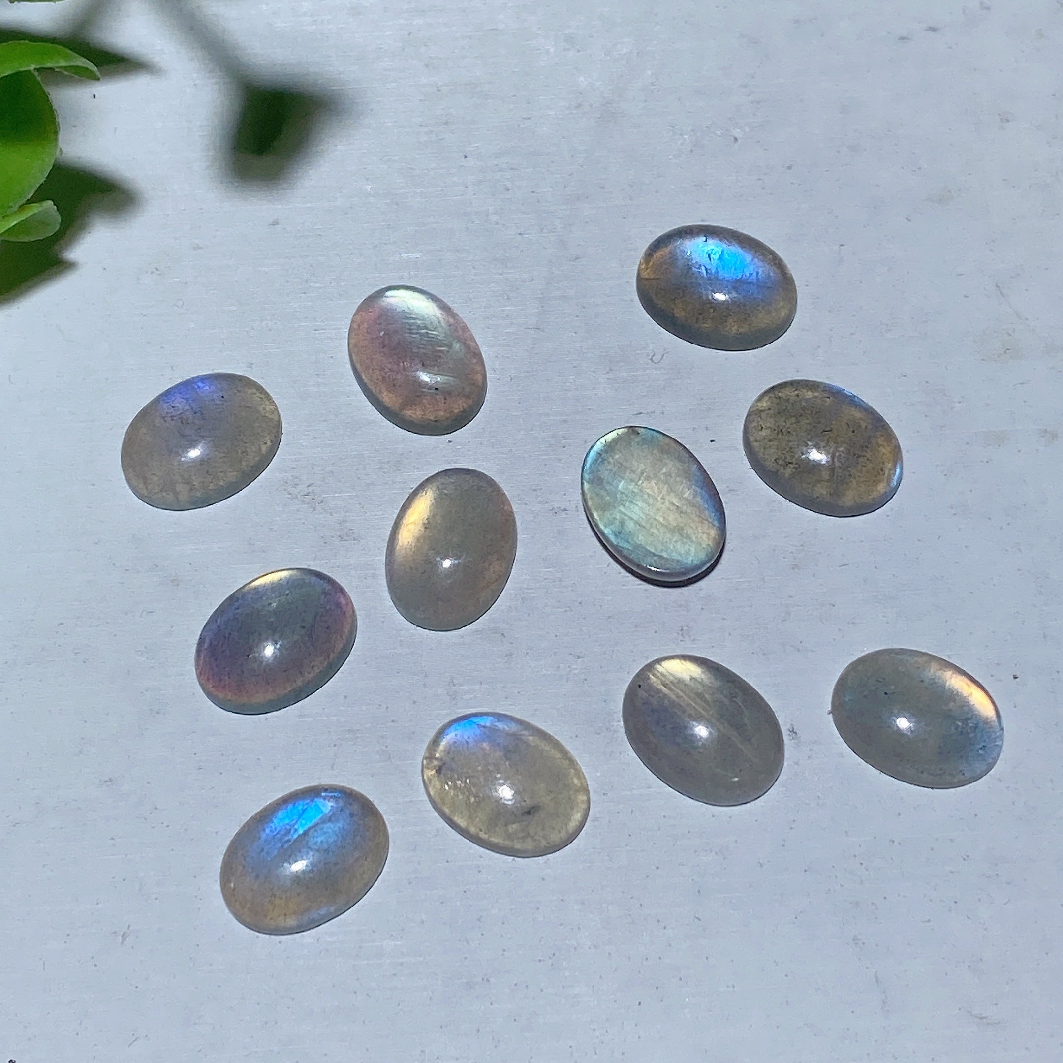 12-20mm Peach Moonstone Malachite Crystal Jewelry Stones