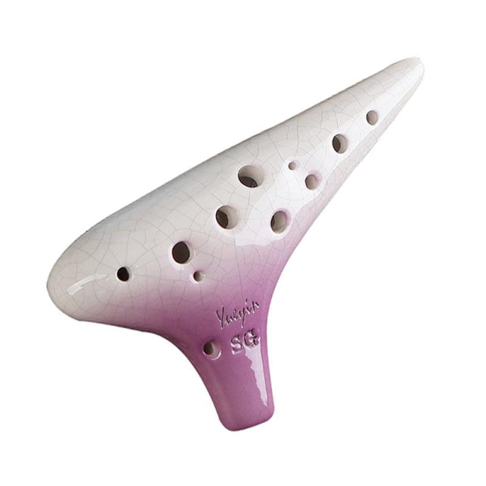 12 Hole Gradient Soprano Ocarina Flute Instrument - Ocarina - On sale