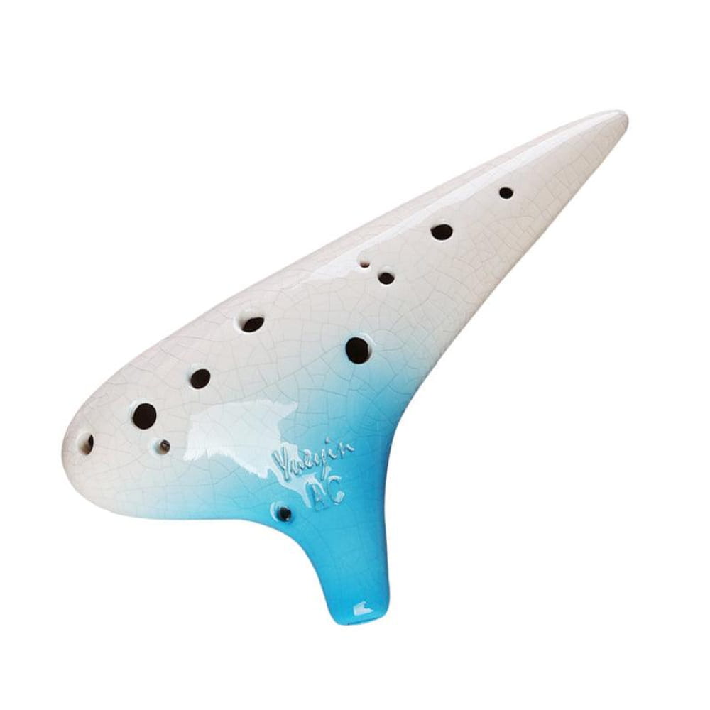 12 Hole Tenor Alto C Ceramic Ocarina Flute - 5 Colors - Ocarina - On sale