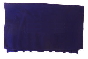 Dark blue fabric with uneven edge for 12 Mineral Nutrients Tuning Fork Set