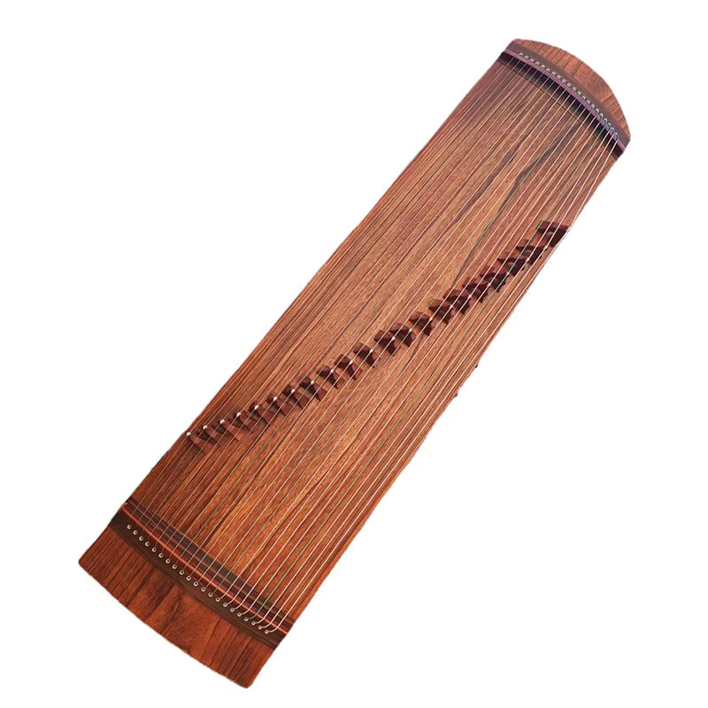 Traditional Chinese Guzheng with wooden body and strings, 125 cm Portable Paulownia Wood Zither