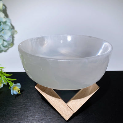 12cm Polished Selenite Healing Bowl