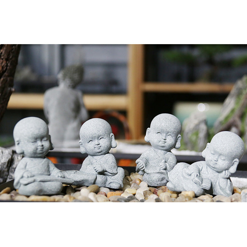 Handmade Sandstone Buddha Statue for Meditation and Serenity