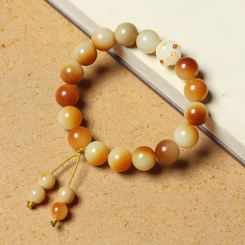 12mm Bodhi Seed Spiritual Bracelet for Peace & Wisdom