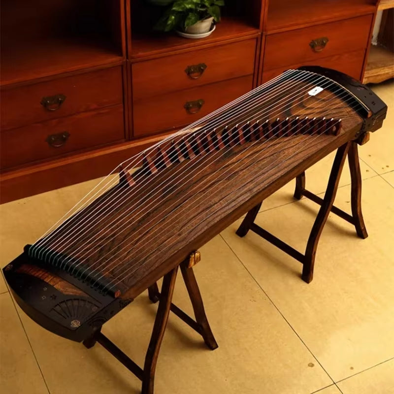 130CM Professional Guzheng 21 Strings Portable Small Zither Handmade Solid Wood Guqin Guzheng Beginner Musical Instruments Gifts