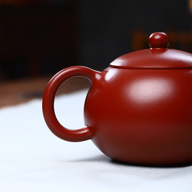 Vintage Purple Clay Xishi Teapot 240ml for Zen Decor