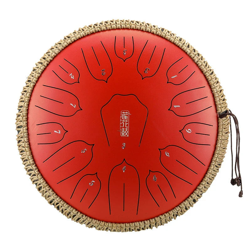 14" Professional 15-Note C/D Major Steel Tongue Drum