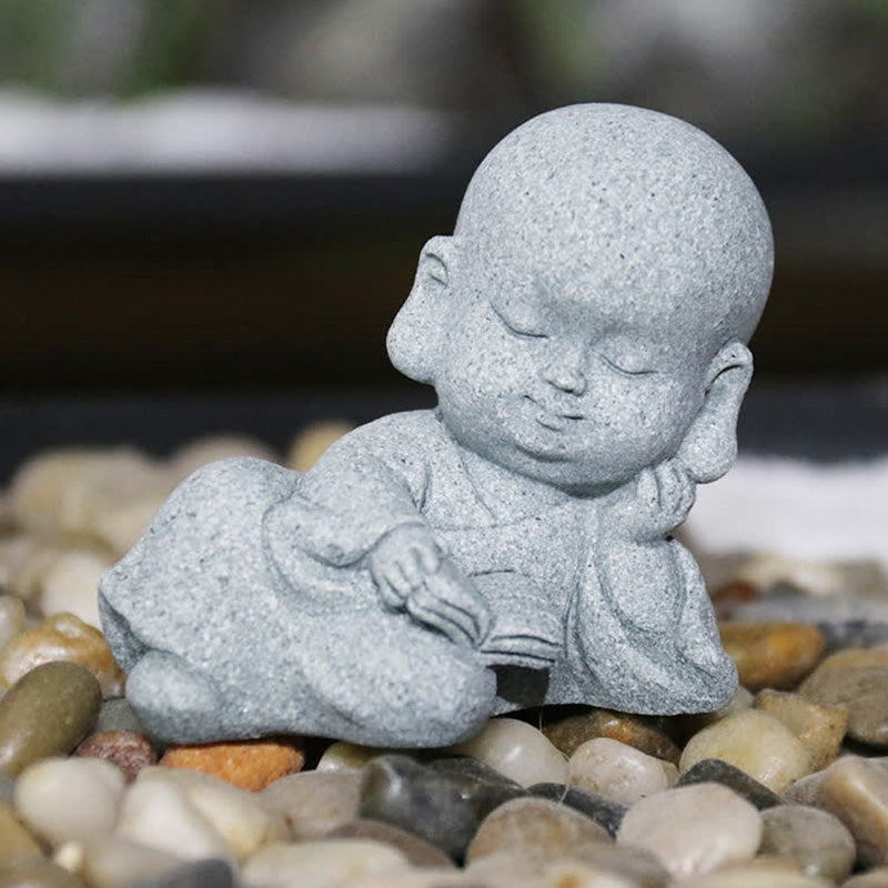 Handmade Sandstone Buddha Statue for Meditation and Serenity